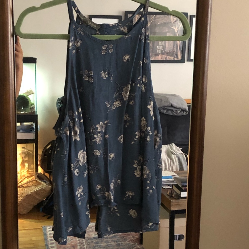 American Eagle Don’t Ask Why Floral Tank